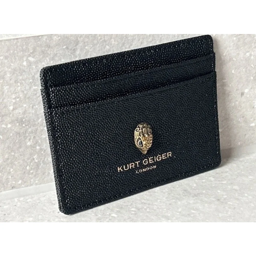 Kurt Geiger London Black Leather Kensington Card Holder